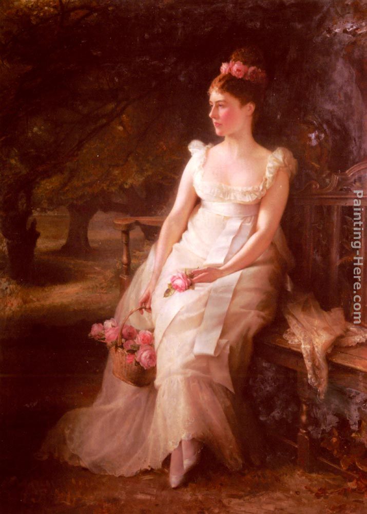 The Debutante painting - Edward Hughes The Debutante art painting